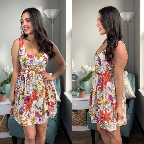 Jack by BB Dakota Dresses & Skirts - Jack By BB Dakota Sleeveless White Floral Dress